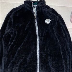 Ivory Ella jacket fuzzy